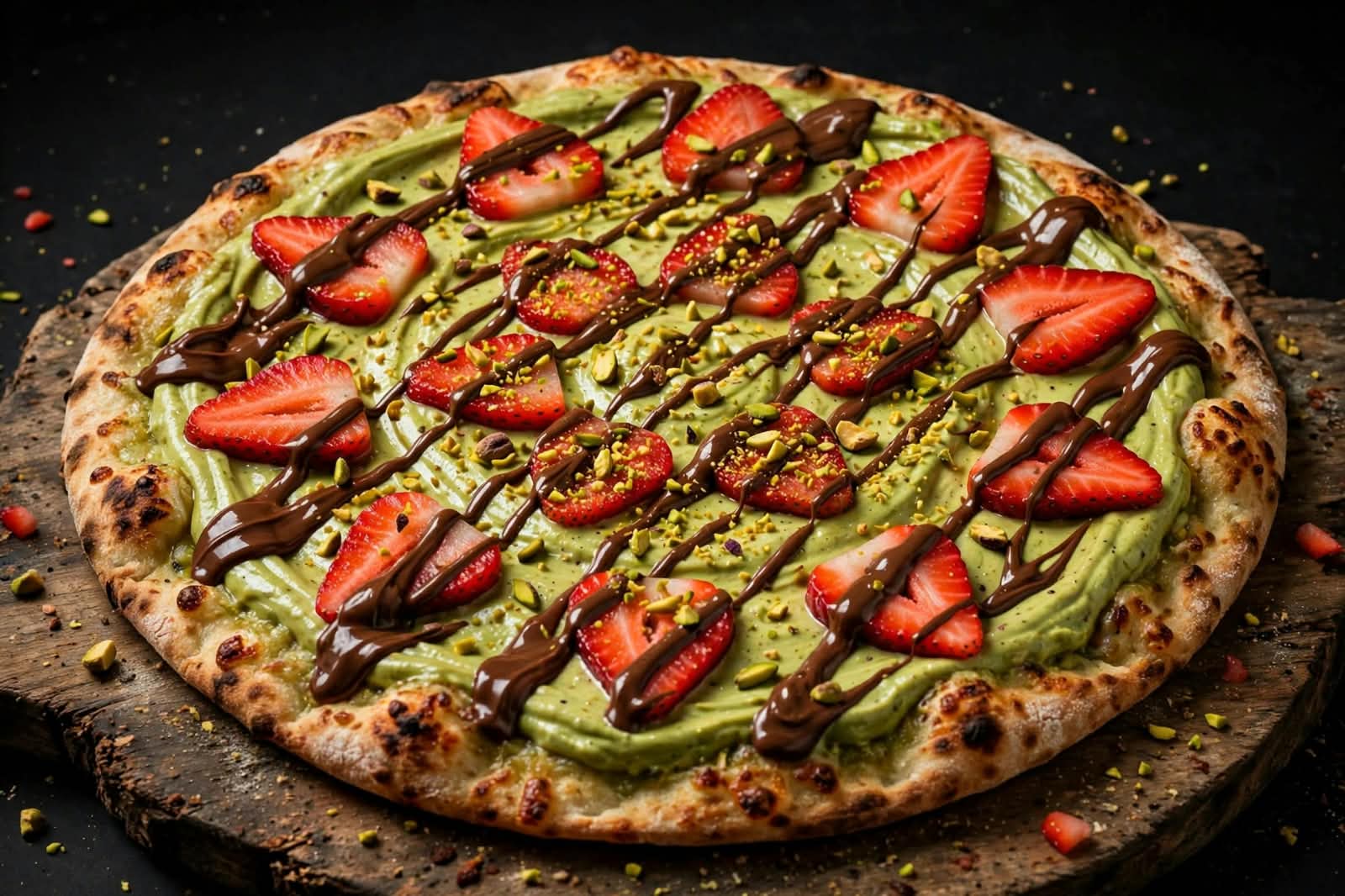 Pizza de Pistache